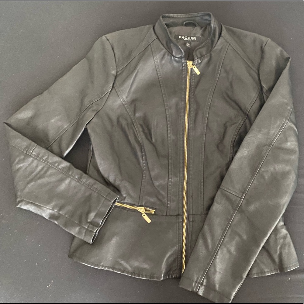 Baccini Leather Jacket